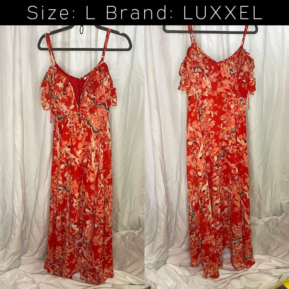 Red Floral Dress